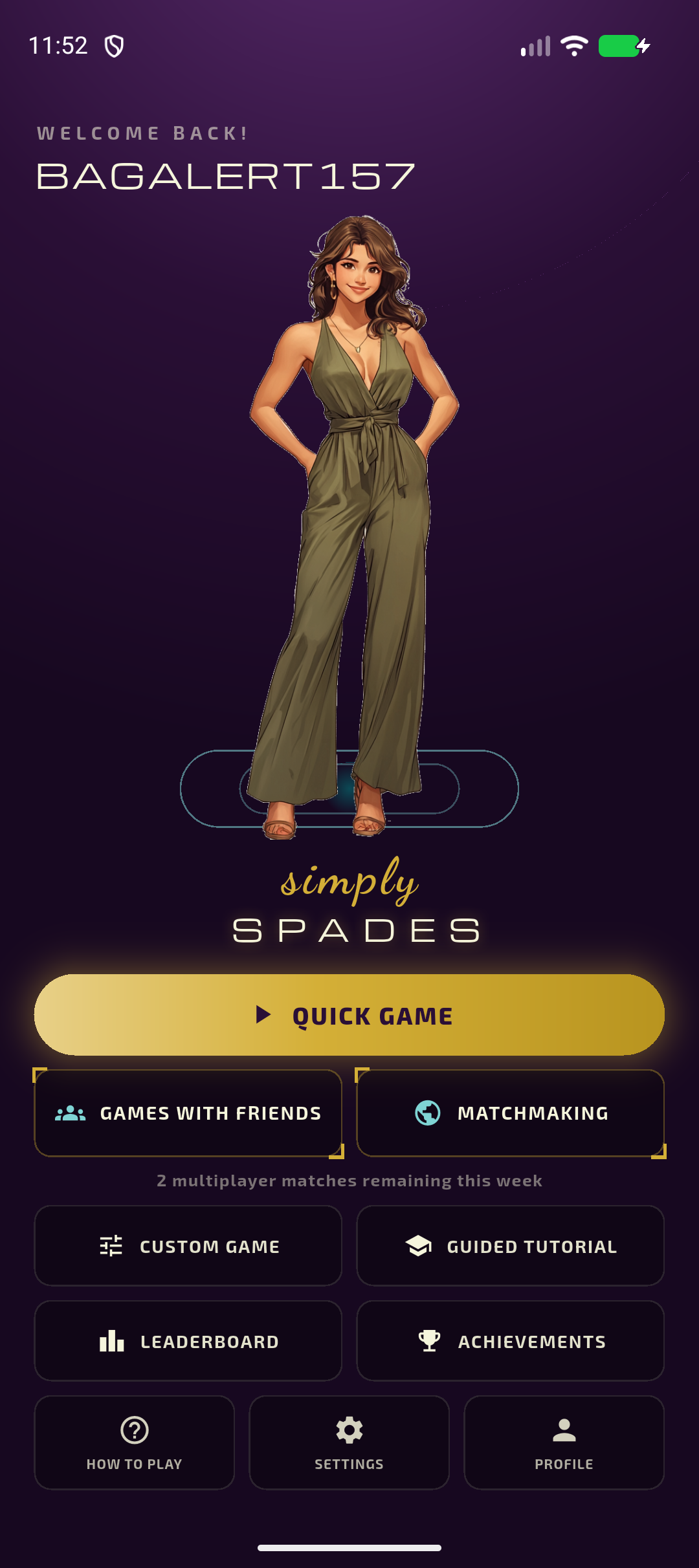 Spades gameplay